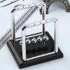 Newtons Cradle Steel Balance Ball Physics Science Pendulum Early Development Educational Desktop Toy Gift Office DecorationNewtons Cradle Pendulum Bal