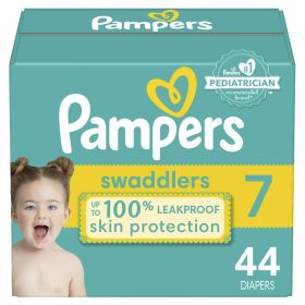 Pampers Swaddlers Diapers Size 7, 44 Count